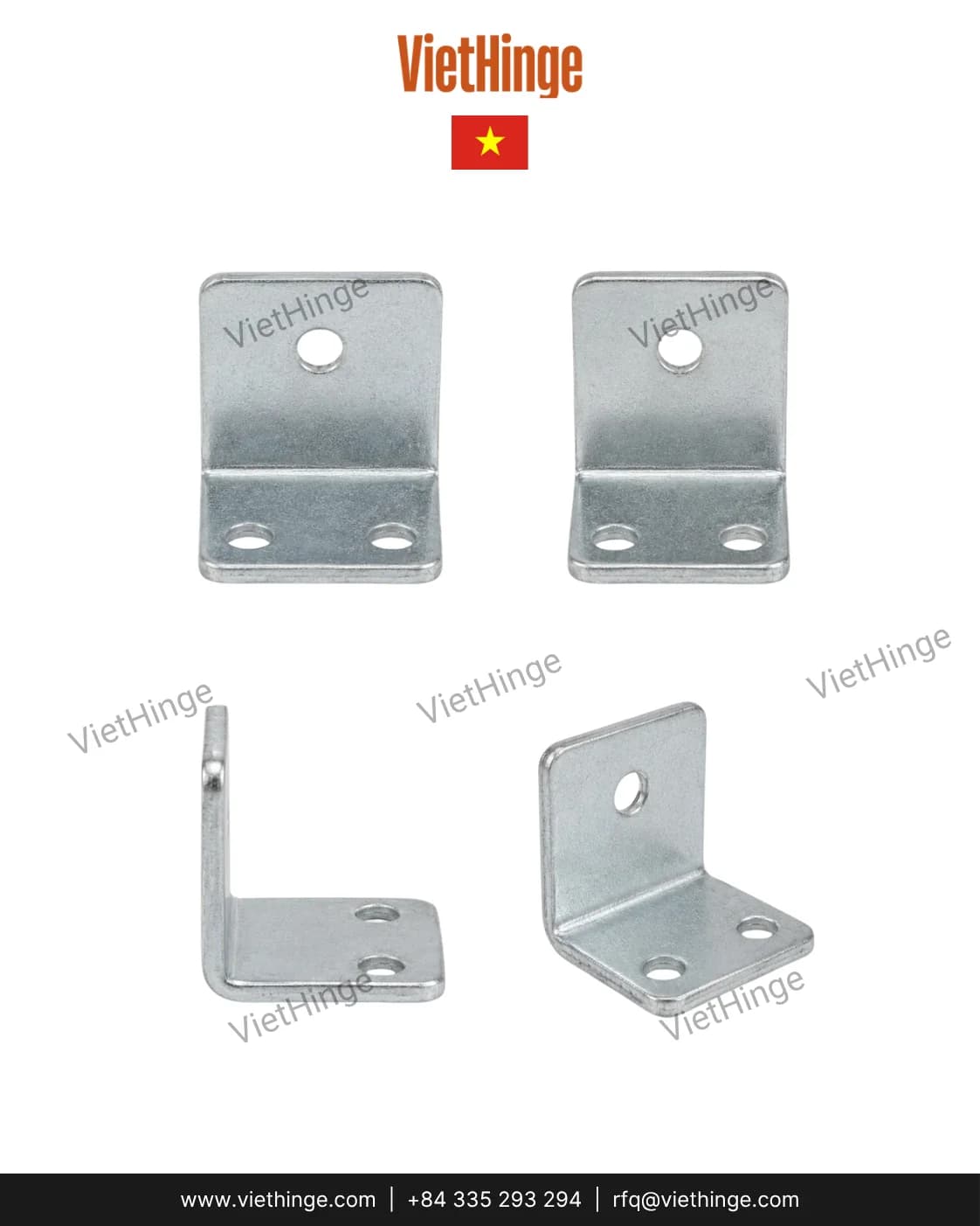 Formed steel angle bracket configuration
