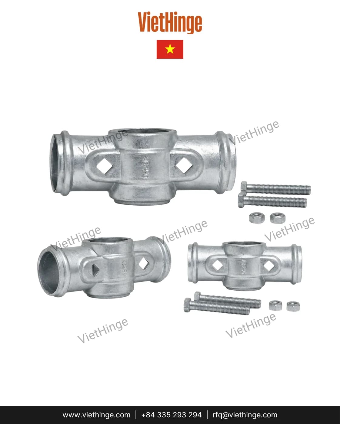 Metal pipe connector assortment for tube frame assemblies