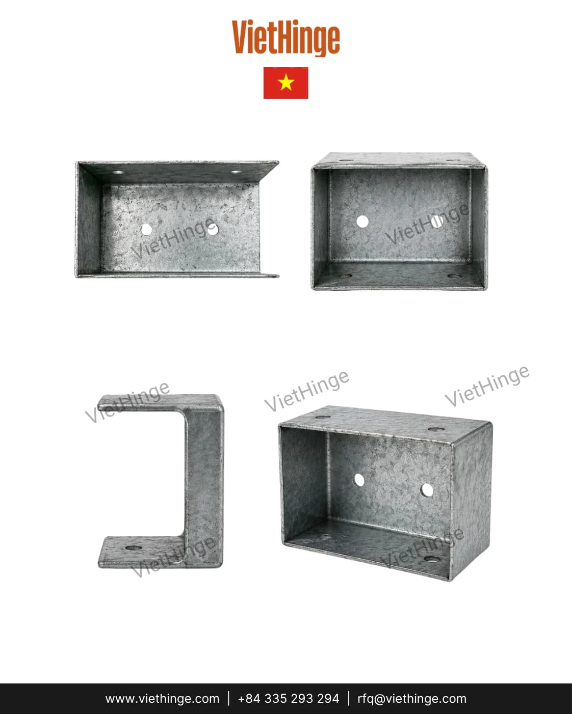 U-beam structural steel hardware assortment